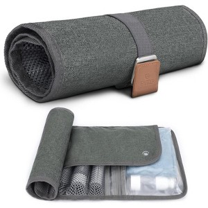 Toiletry Bag Men Compact Leather Durable for Men, Travel Bag, Water-Resistant Bathroom - 1 of 4