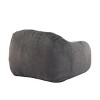 Faux Fur Bean Bag Chair with Foam Filling, Soft Lounge Seat for Living Room or Bedroom Lightweight and Cozy-Baofuwish - 3 of 4