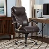 Serta AIR Health & Wellness Big & Tall Executive Chair Brown Leather: Ergonomic, Adjustable, Swivel, Modern Style - 2 of 4