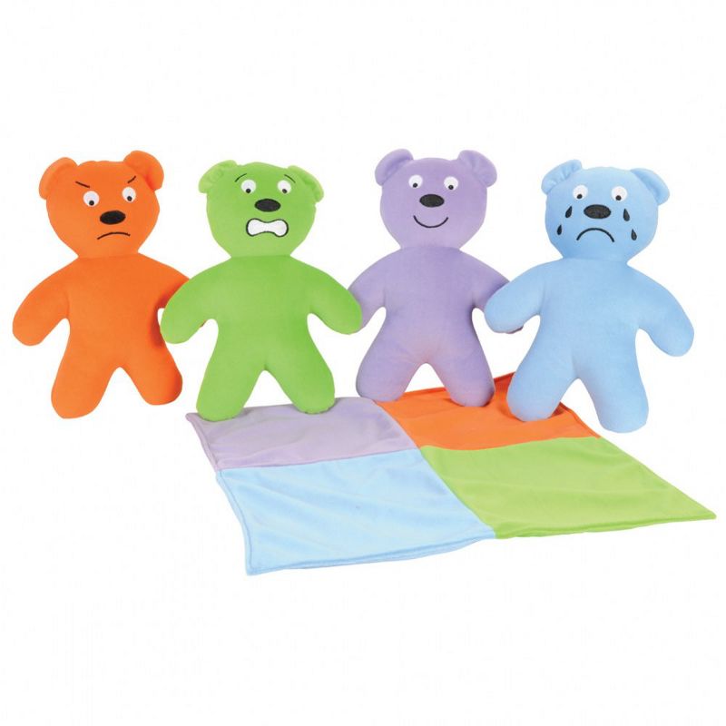 Kaplan Early Learning Emotion Bears  - Set of 4, 1 of 7