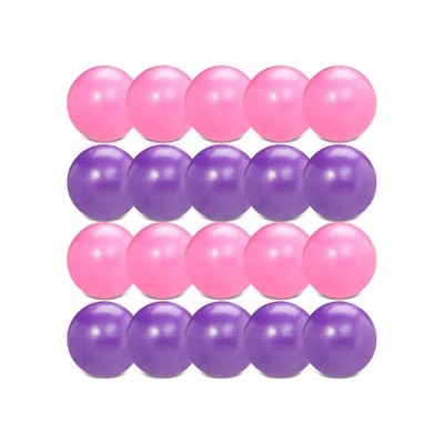 Toyzone World Exercise Resistant Stability Fitness Ball Pink and Purple