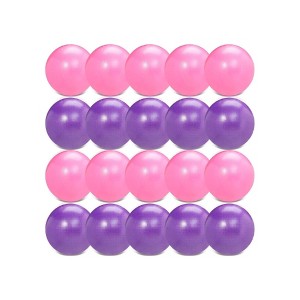 Toyzone World Exercise Resistant Stability Fitness Ball Pink and Purple - 1 of 3