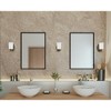 Progress Lighting Inspire 1-Light Wall Sconce, Polished Chrome, Etched Glass Shade - 3 of 3