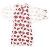 Hudson Baby Infant Girl Convertible Swaddle Sleep Sack, Red Rose - 3 of 4