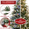 Casafield Pre-Lit Aspen Fir Artificial Christmas Tree with White & Multicolored LED Lights, Sturdy Stand - 2 of 4