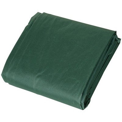 Midsized Forest Green Sun Resistant Outdoor Furniture Cover