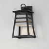 Maxim Lighting Shutters 1 - Light Wall Light in  Weathered Zinc/Black - 2 of 3