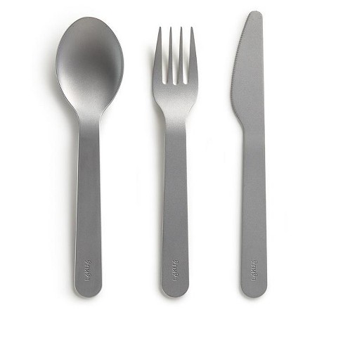 Lekue Basics To Go Cutlery Set, Stainless Steel - image 1 of 1