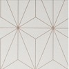 Prism White and Rose Gold Geometric Paste the Wall Wallpaper - 4 of 4