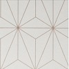 Prism White and Rose Gold Geometric Paste the Wall Wallpaper - image 4 of 4