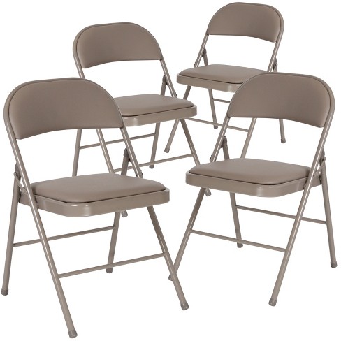 Metal folding best sale chairs target