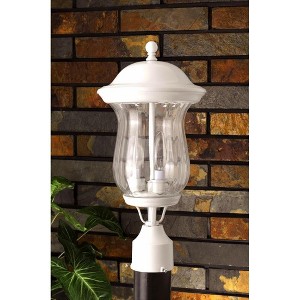 Cal Lighting 120V,E27,2x40W MAX,8 1/2X16 1/2,SB - 1 of 2