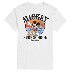 Men's - Disney - Mickey Surf School Short Sleeve Graphic T-Shirt - 1 of 4