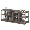 TV Stand for 65 Inch TV, Entertainment Center, TV Table and Console, TV Cabinet with Adjustable Shelves, Industrial - 4 of 4