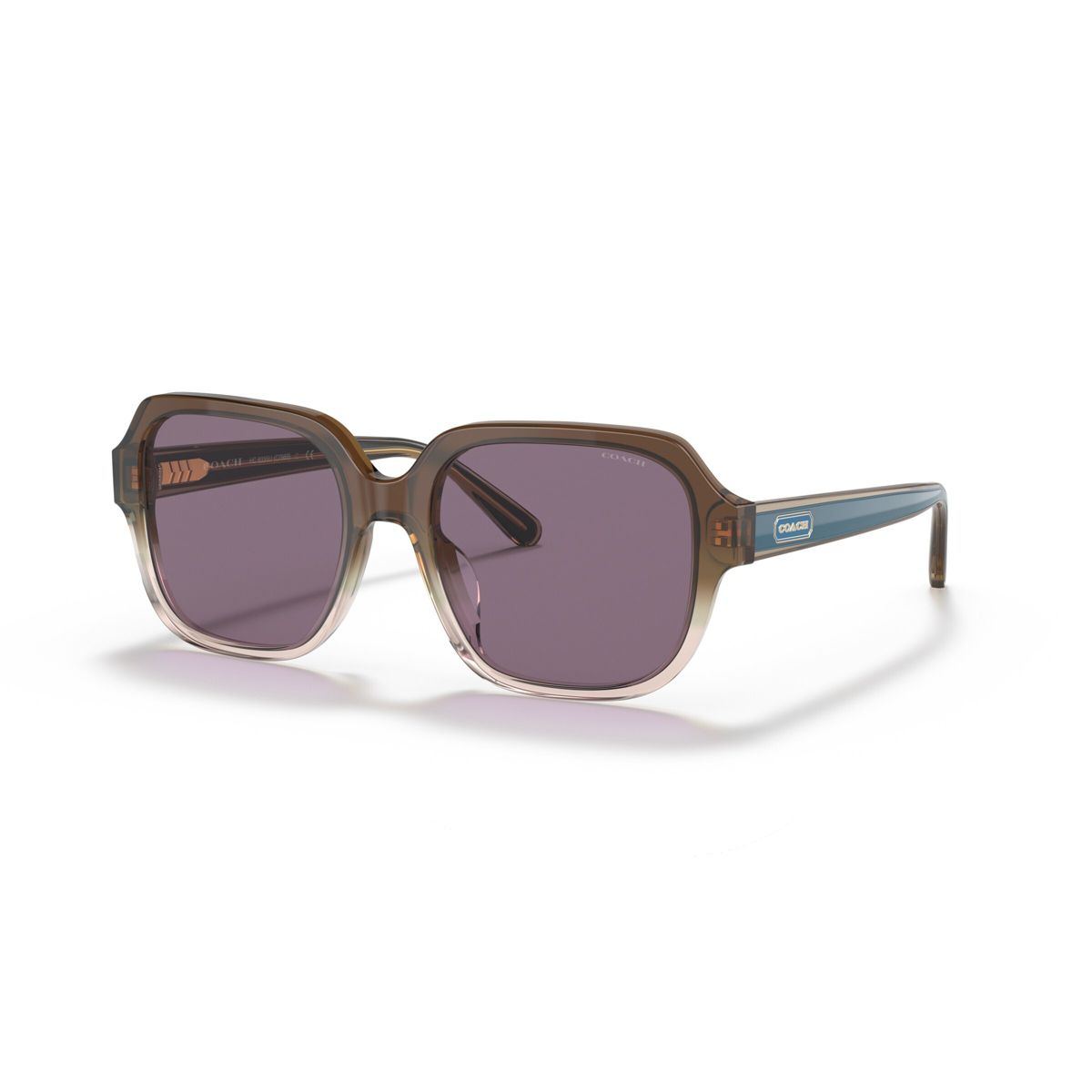 Coach HC8335U 53mm Female Rectangle Sunglasses - thumbnail 10