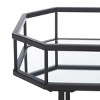 Silva 2 Tier Octagon Bar Cart - BCT8004 - Safavieh - 4 of 4