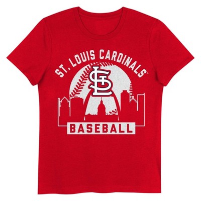 MLB St. Louis Cardinals Girls' Crew Neck T-Shirt