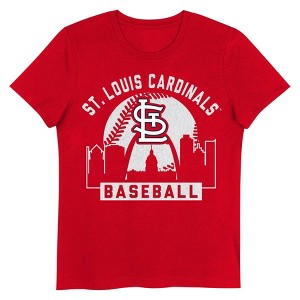 MLB St. Louis Cardinals Girls' Crew Neck T-Shirt - 1 of 1