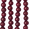 Kurt Adler Wooden Round Bead Garland, Burgundy, 9ft - image 2 of 2