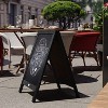 Flash Furniture Canterbury Vintage Wooden A-Frame Magnetic Indoor/Outdoor Chalkboard Sign, Freestanding Double Sided Extra Large Message Board - image 4 of 4