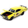 1970 Dodge Coronet Super Bee #1 "David Kruk" Banana Yellow with Black and Top 1/64 Diecast Model Cars by Johnny Lightning - 2 of 2
