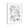 15" x 21" Wild Life Alphabet Sizes Animals Framed Art Print - Wynwood Studio - image 2 of 4