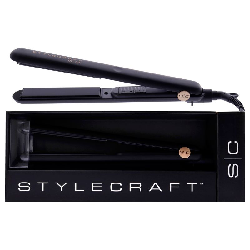 StyleCraft Ultra Styling Iron - SCUS1 Black - 1 Inch Flat Iron, 3 of 10