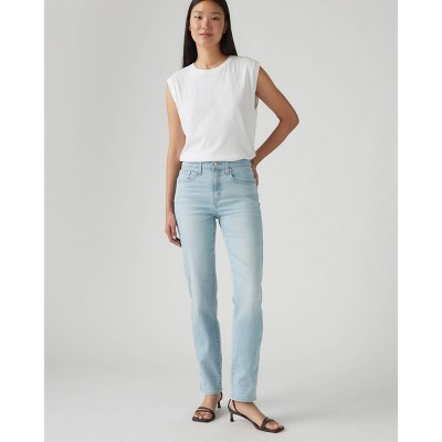 Levi's Women's 724 High Rise Slim Straight Jeans - Eternal Indigo Light Wash