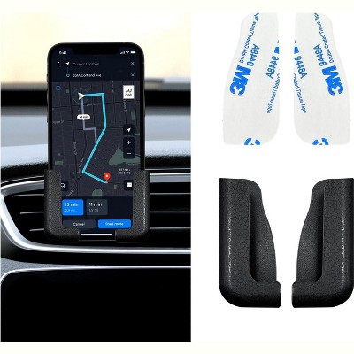 TruAIR Dashboard Phone Holder 2-Pack (Black)