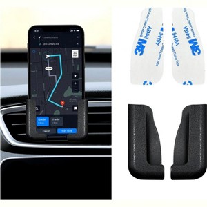 TruAIR Dashboard Phone Holder 2-Pack (Black) - 1 of 4