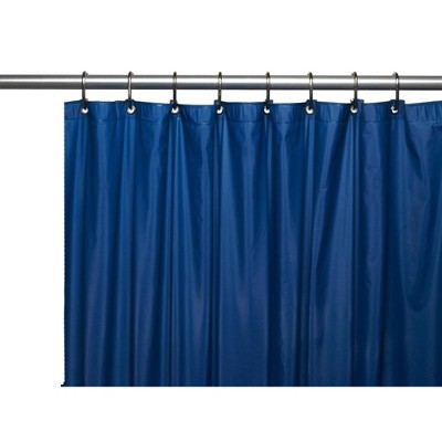 PVC Shower Curtain Liner 3 Gauge Metal Grommets 72in x 72in by Carnation Home Fashions