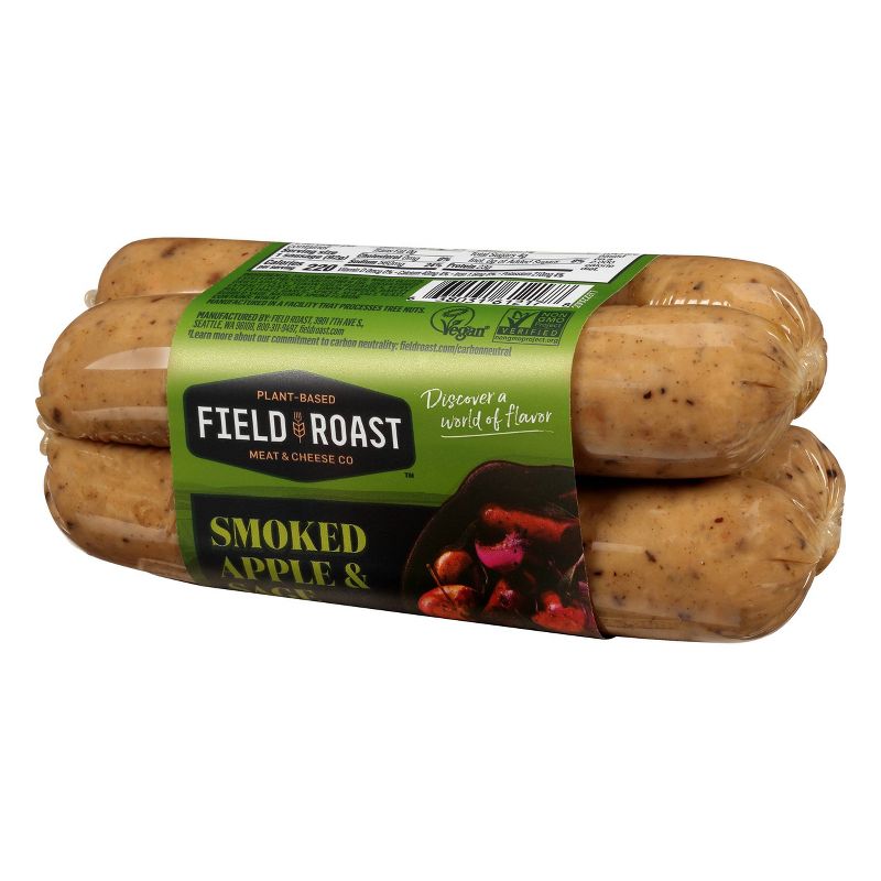 Field Roast Vegan Smoked Apple &#38; Sage Plant Based Sausages - 12.95oz/4ct, 3 of 4