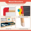 Safstar 3-in-1 Wooden Art Easel for Kids Double Sided Easel w/ Drawing Paper Roll - 4 of 4