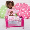 Adora Baby Doll Playpen Bed & Carry Case - Pink Flower Power - 4 of 4