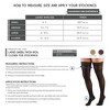 Truform Sheer Compression Stockings, 8-15 mmHg, Women's Thigh High Length, 20 Denier - 2 of 4