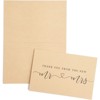 Paper Junkie 120-Count Wedding Thank You Cards with Kraft Paper Envelopes Bulk, Mr & Mrs Thank You Notes, 4" x 6" - 3 of 4