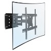 Mount-It! Full Motion Large TV Wall Mount w/ Extension Fits 40" - 80" Flat or Curved Large Screen TVs, Heavy-duty Mount Supports Up to 132 Lbs. - 2 of 4