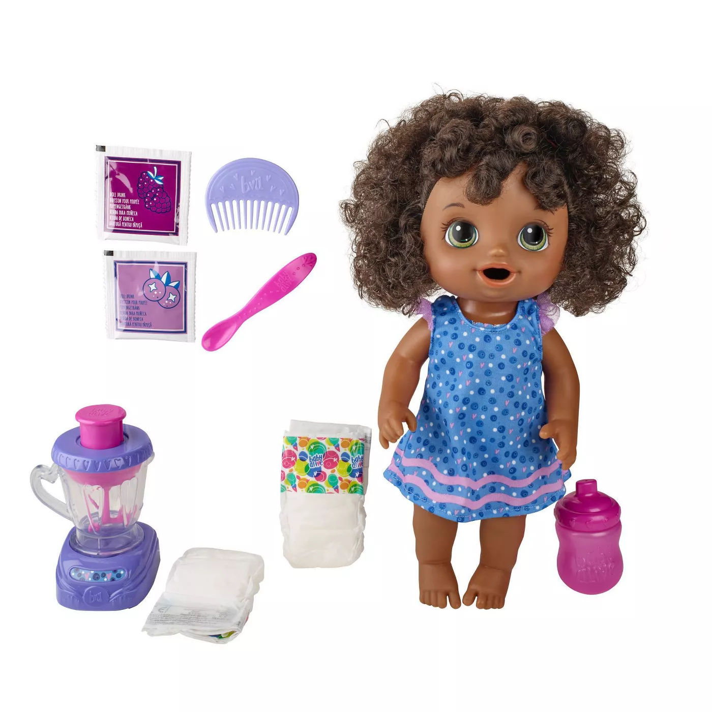 Baby Alive Magical Mixer Baby Doll - Blueberry Blast - image 1 of 5