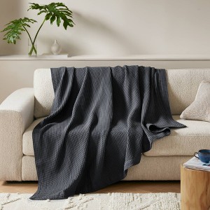 NicBex Cotton Tightly Woven Waffle Blanket, Ultra Soft Breathable Throw Blanket Cooling Blanket,100% Cotton, Bedroom Decor, Machine Washable - 1 of 4