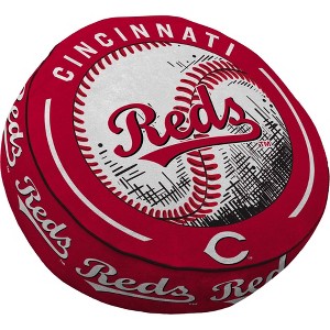MLB Cincinnati Reds Baseball Circle Plushlete Pillow - 1 of 3