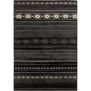 Hauteloom Fogertown Black Western Rug - 1 of 4