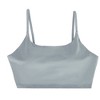 NPolar "Women's Strap Sports Bra Padded Strappy Crop Top, Square Neck, Removable Pads for Gym & Yoga" Grey Size M - 3 of 4