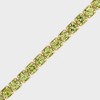 3 1/4 CT. T.W. Peridot Bolo Bracelet with Tassel in Yellow Plated Sterling Silver - 3 of 4