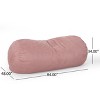 NicBex 8 Ft Microfiber Cylindrical Bean Bag Chair Lounger with Removable Covers for Apartment,Living Room,Bedroom - 3 of 4