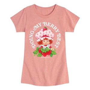 Girls' - Strawberry Shortcake - Doing My Berry Best-Toddler And Youth Girls Fitted Short Sleeve Graphic T-Shirt Fitted Short Sleeve Graphic T-Shirt - 1 of 4