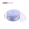 Unique Bargains Gift Wrapping Wide Sheer Wired Pastel Shimmer Iridescent Chiffon Ribbons 1 Pc - 2 of 4