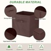Unique Bargains Fabric Storage Bins 3 Pcs - 3 of 4