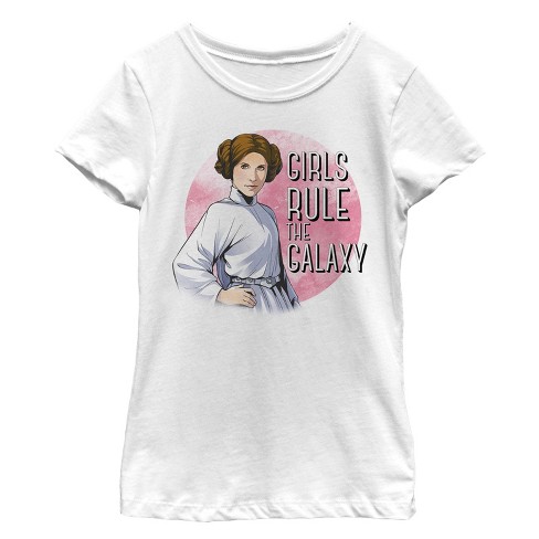 Girl's Star Wars Girls Run The Galaxy Cartoon T-shirt : Target
