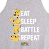 Men's - Pokémon - Eat Sleep Battle Repeat Graphic Tank Top - 2 of 2