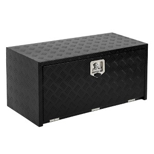 Heavy Duty Aluminum Truck Tool Box, Diamond Plate Underbody Storage Chest with Lock, Waterproof Trailer Toolbox. - 1 of 4